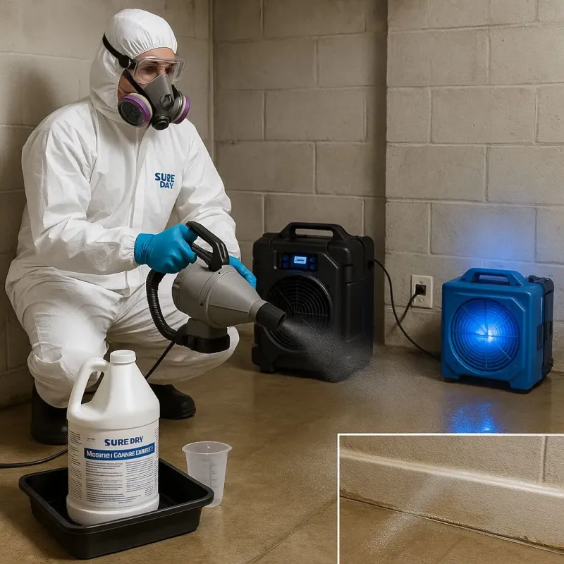 Sanitization and Odor Removal process in East Los Angeles, CA